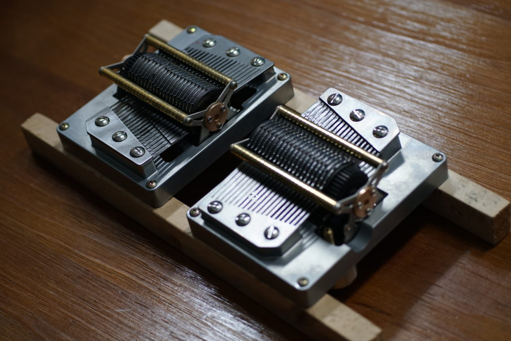 The prototype of Muro Box N40, a 40 note programmable music box