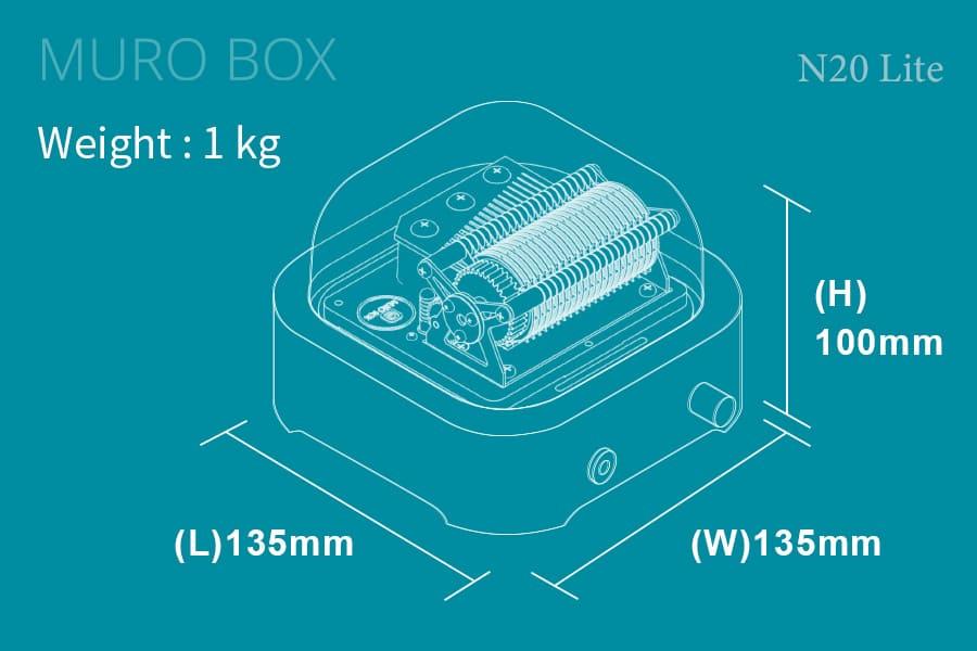 Muro Box-N20 Lite | Play Unlimited Melodies You Love on a Mechanical Music  Box
