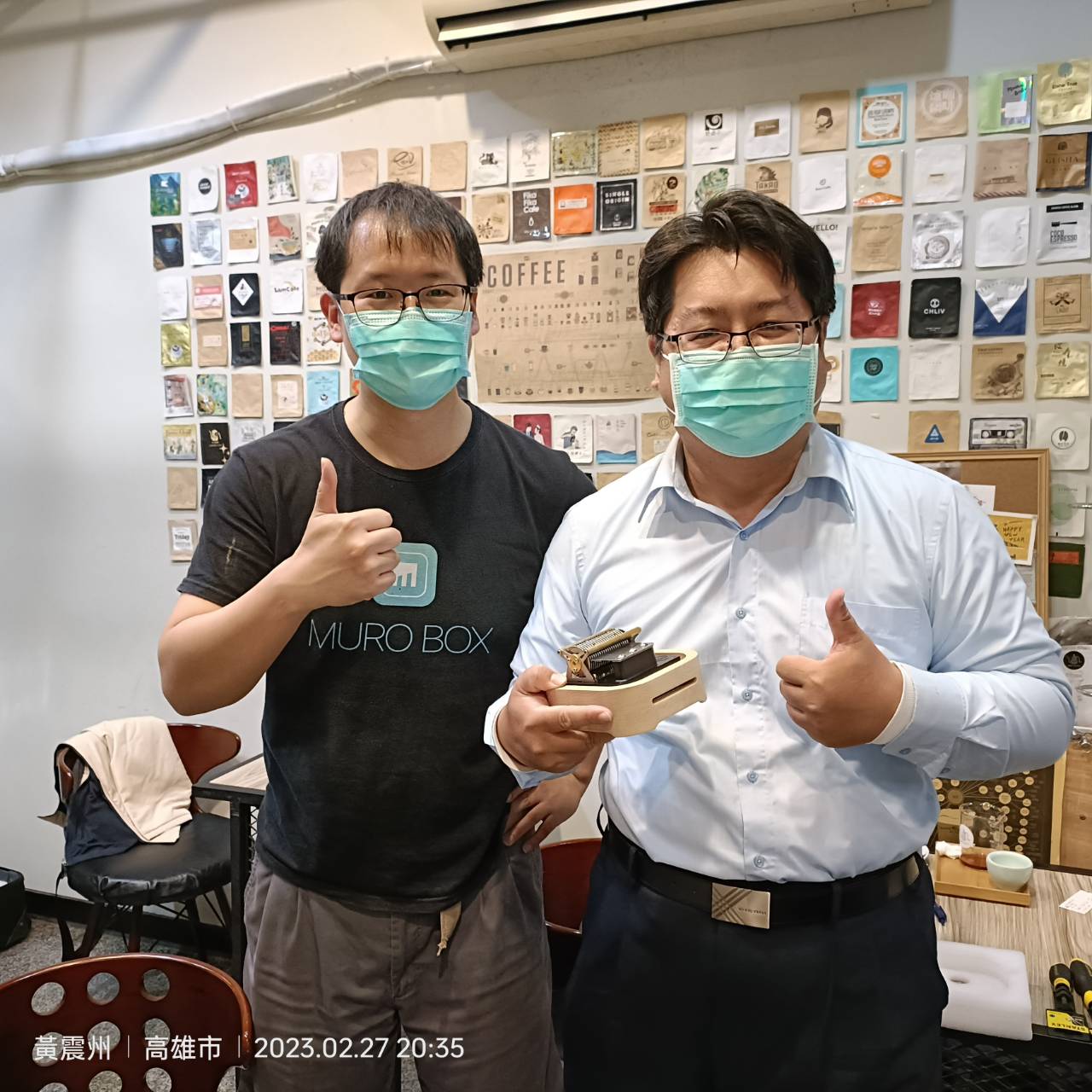 音樂盒組裝完成後合照