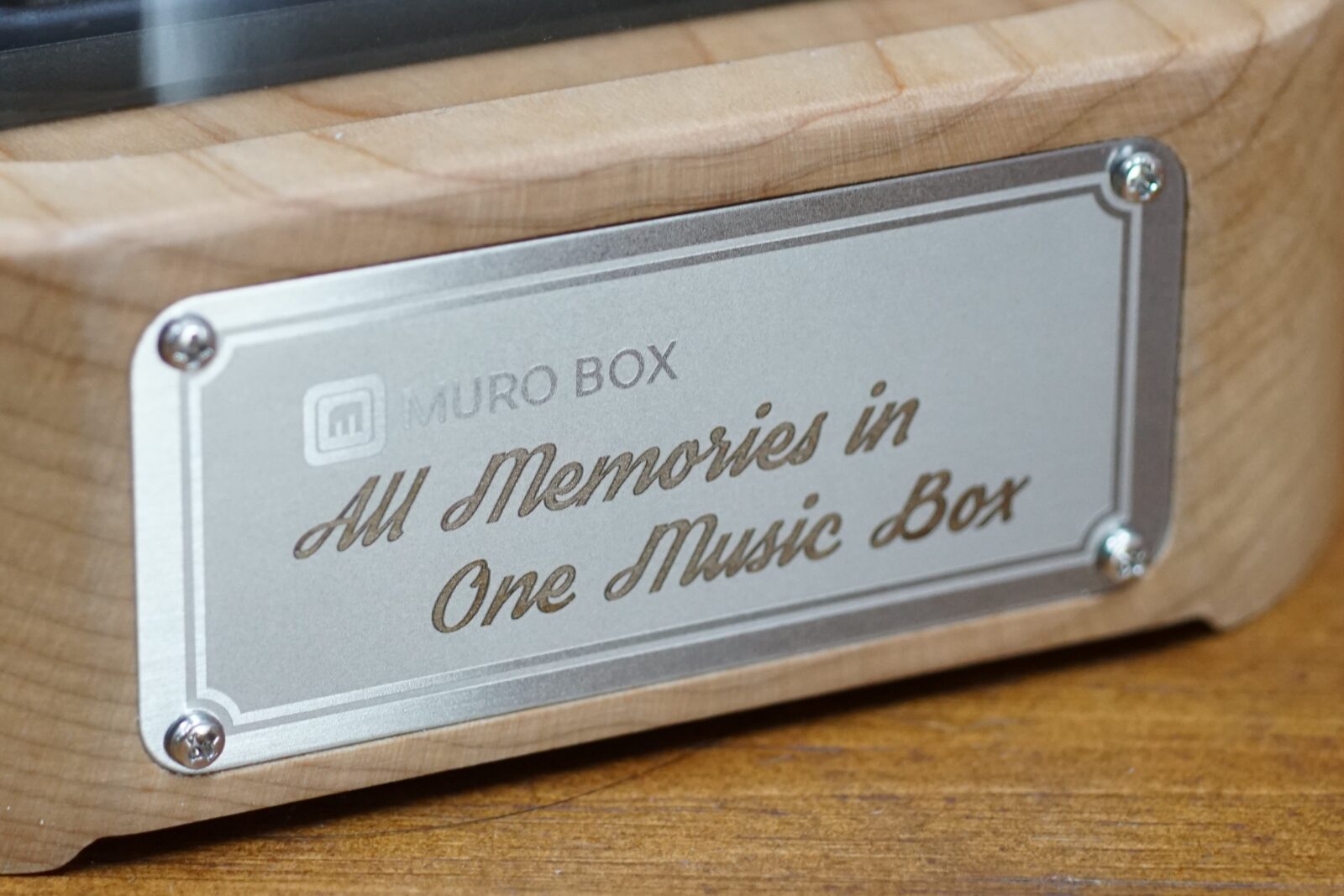 カスタムレーザー彫刻（オルゴールの追加オプション） - Muro Box