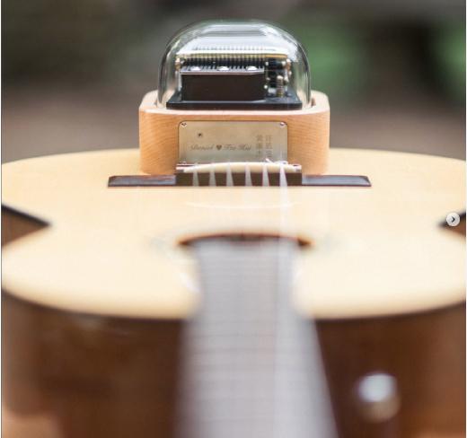 We want to thank our customer, Daniel Wong, who shared his wedding proposal pictures with us. He placed his Muro Box-N20 Standard on a guitar as its resonance box. He sang along with the Muro Box to propose to his girlfriend successfully!