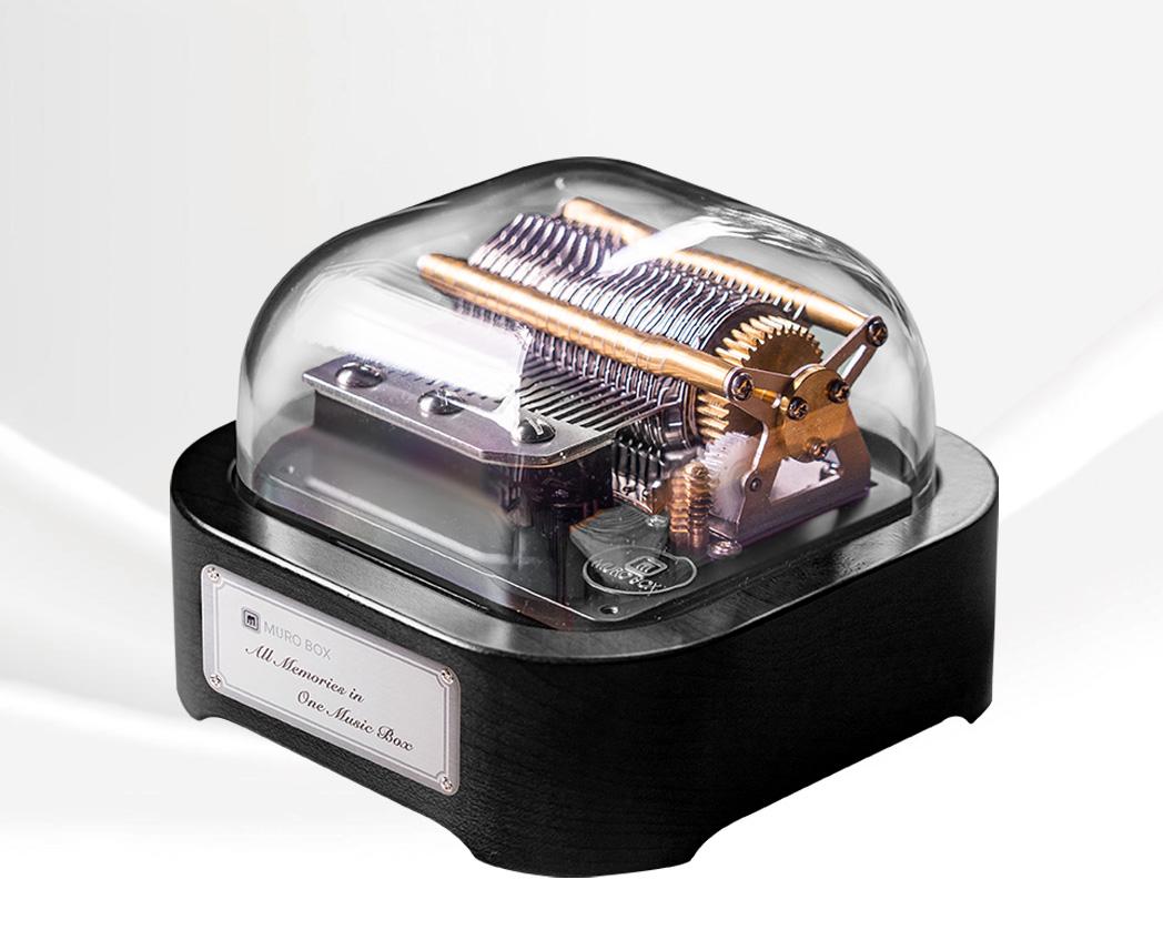 ▲Muro Box N20 Standard(app-controlled and programmable music box)-black lacquered