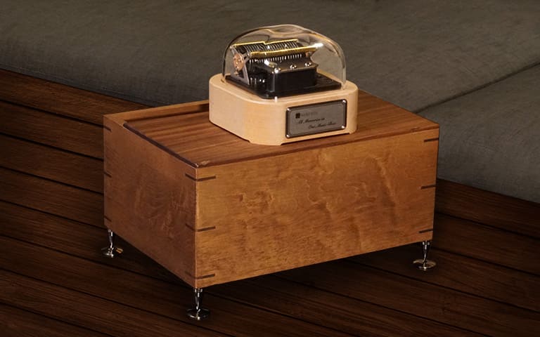 The Resonance Box of the Muro Box -N20 (The Only App-Controlled and Programmable Music Box in the World)