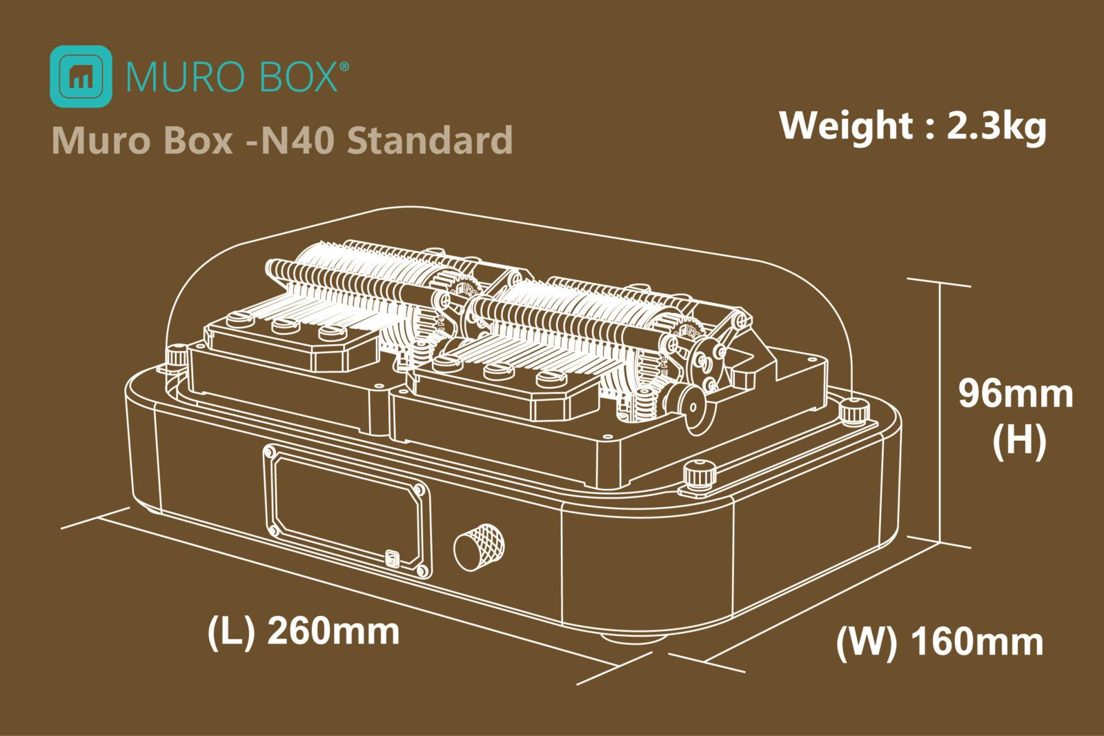 Muro Box-N40標準版スマートオルゴール｜あなたの憧れのデジタル編曲 