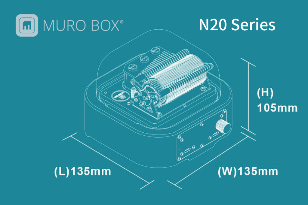 The Specification of Muro Box-N20 (The Only App-Controlled and Programmable Music Box in the World)