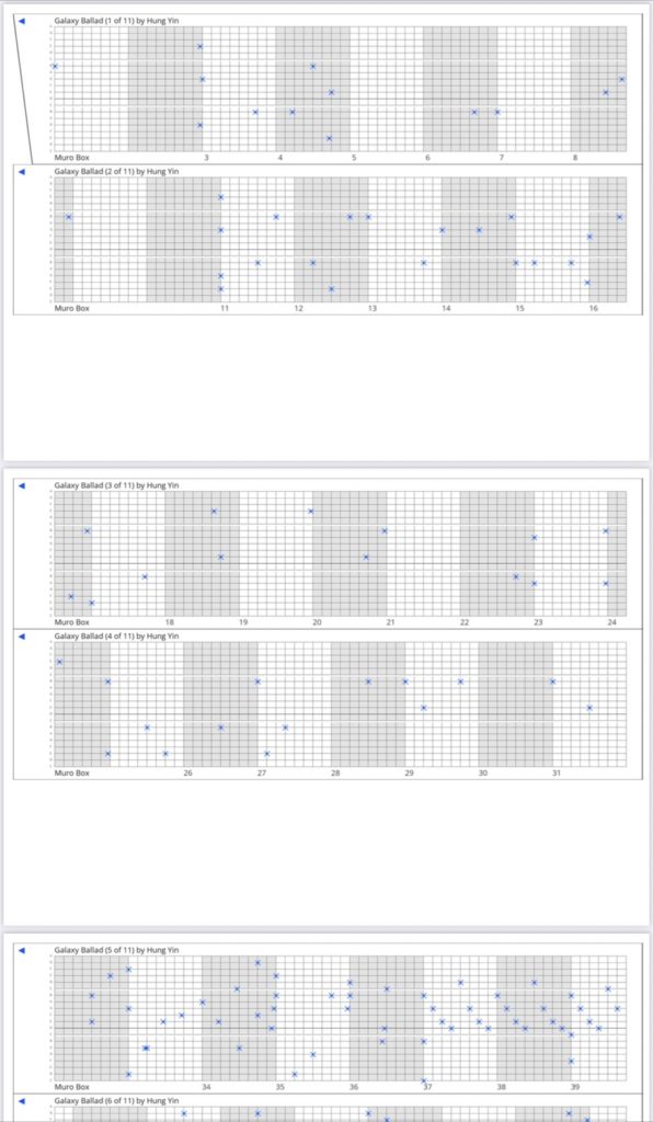 4. This is a sample screenshot of the punch card PDF file (A4 size) exported from "My Creations." Indeed, the app thoughtfully provides different output sizes!