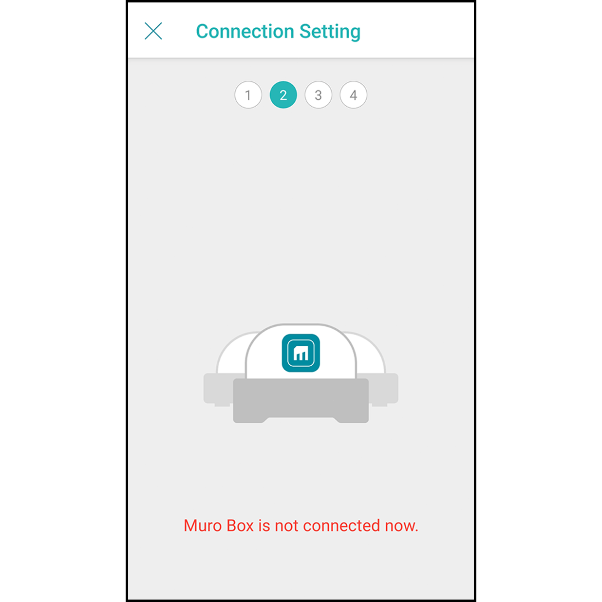 6.Scan the Muro Box
The app will scan and connect the Muro Box automatically.