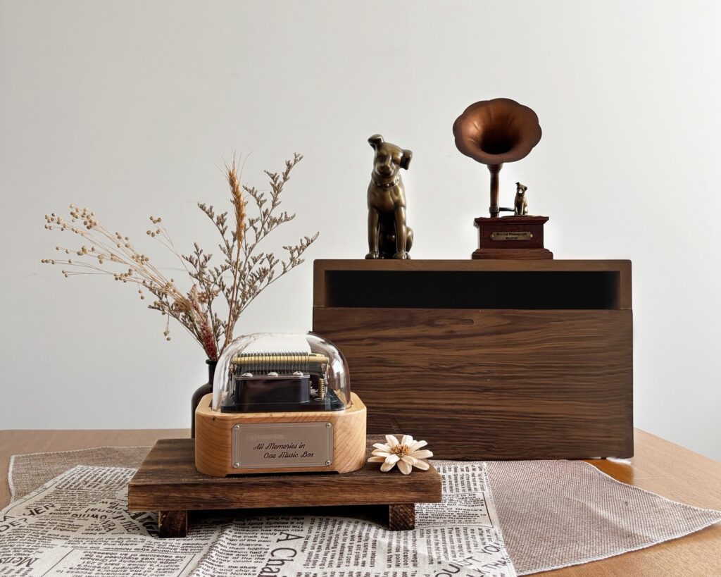 智慧音樂盒Muro Box-N20標準版展出於台南文鼎留聲博物館。