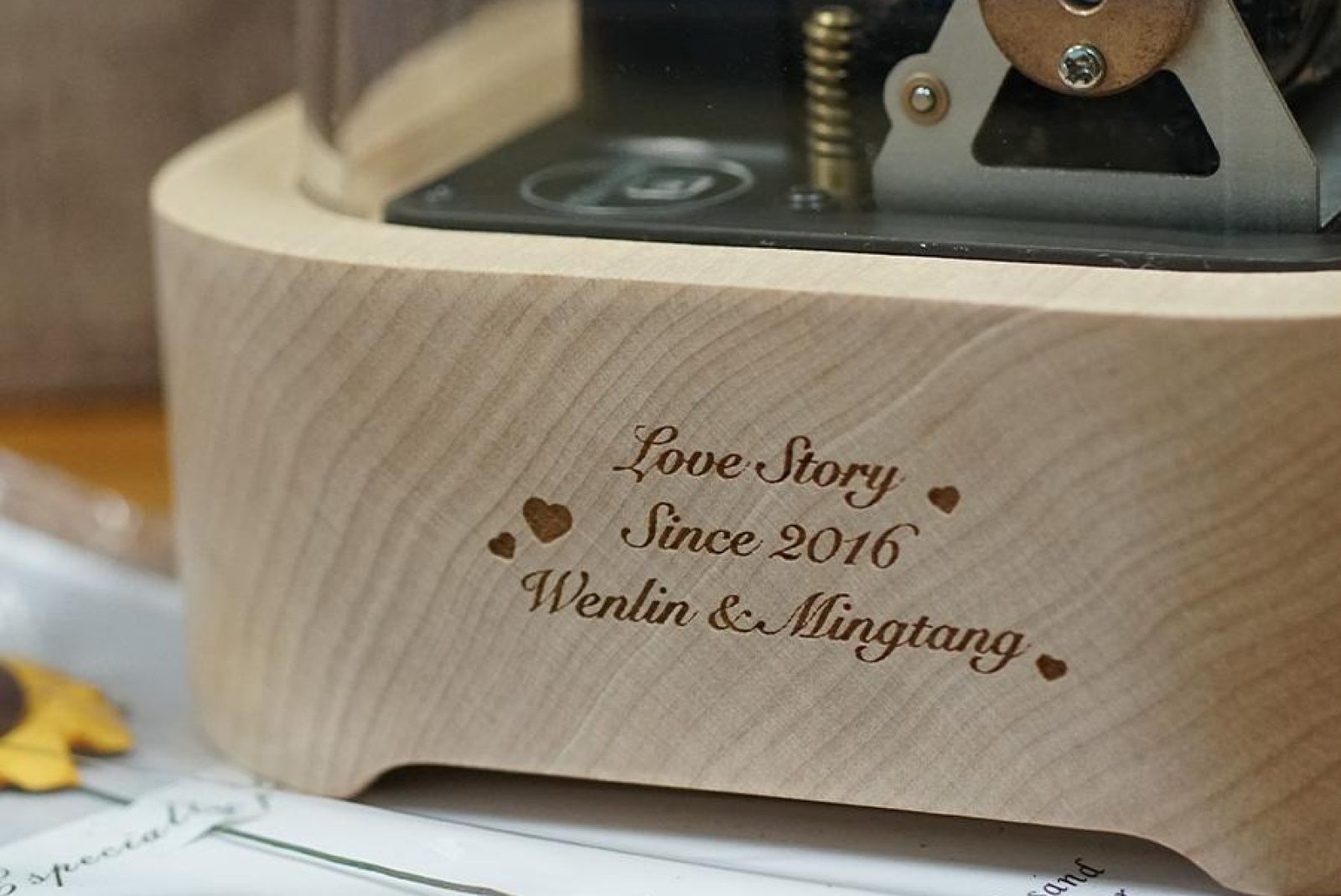 Customized Engraving (Add-On Service for Music Box) - Muro Box
